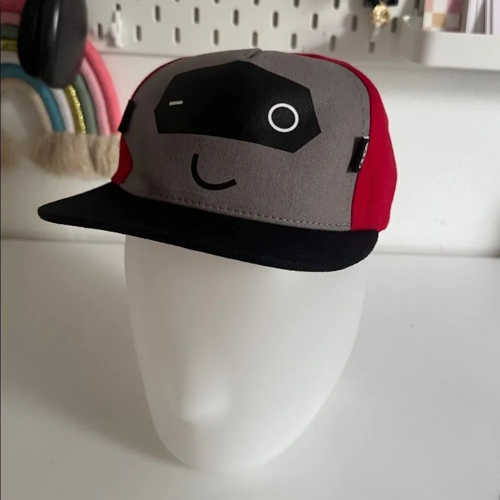Audi Kids Robot Design Cap in Red and Black NWOT